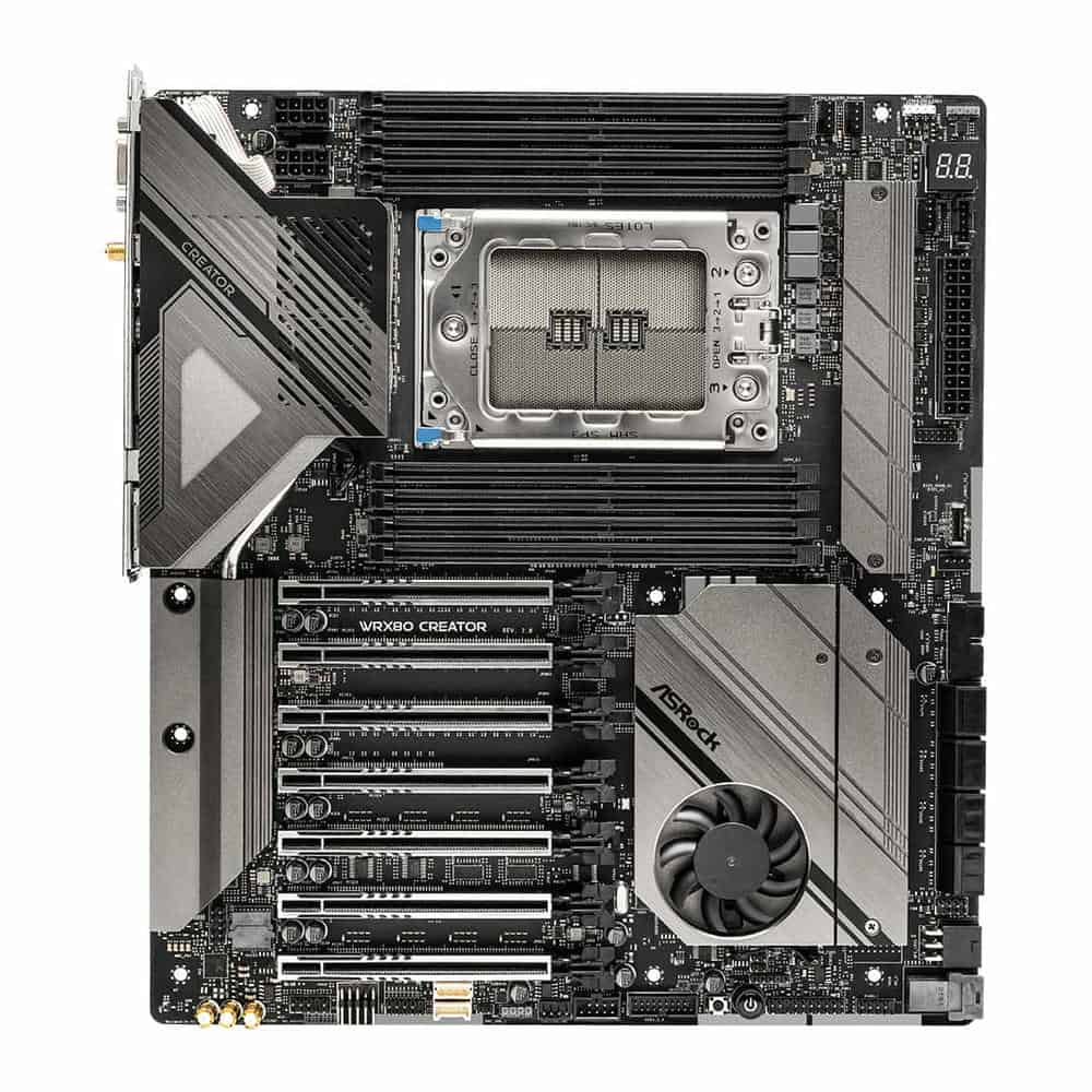 (image for) ASRock WRX80 CREATOR R2.0 AMD Threadripper Pro PCIe 4.0 eATX Motherboard